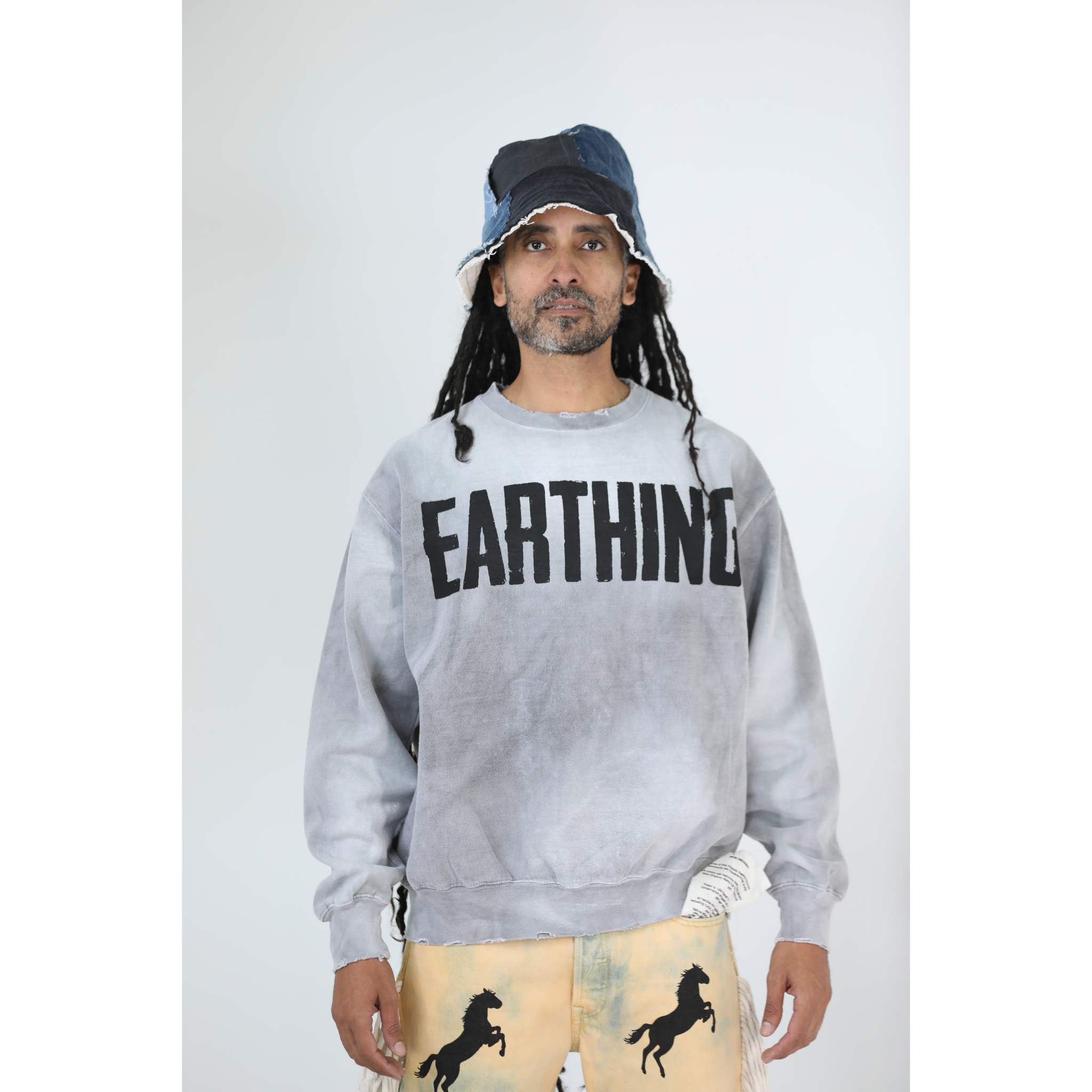 Vintage Earthing Crew Sweater