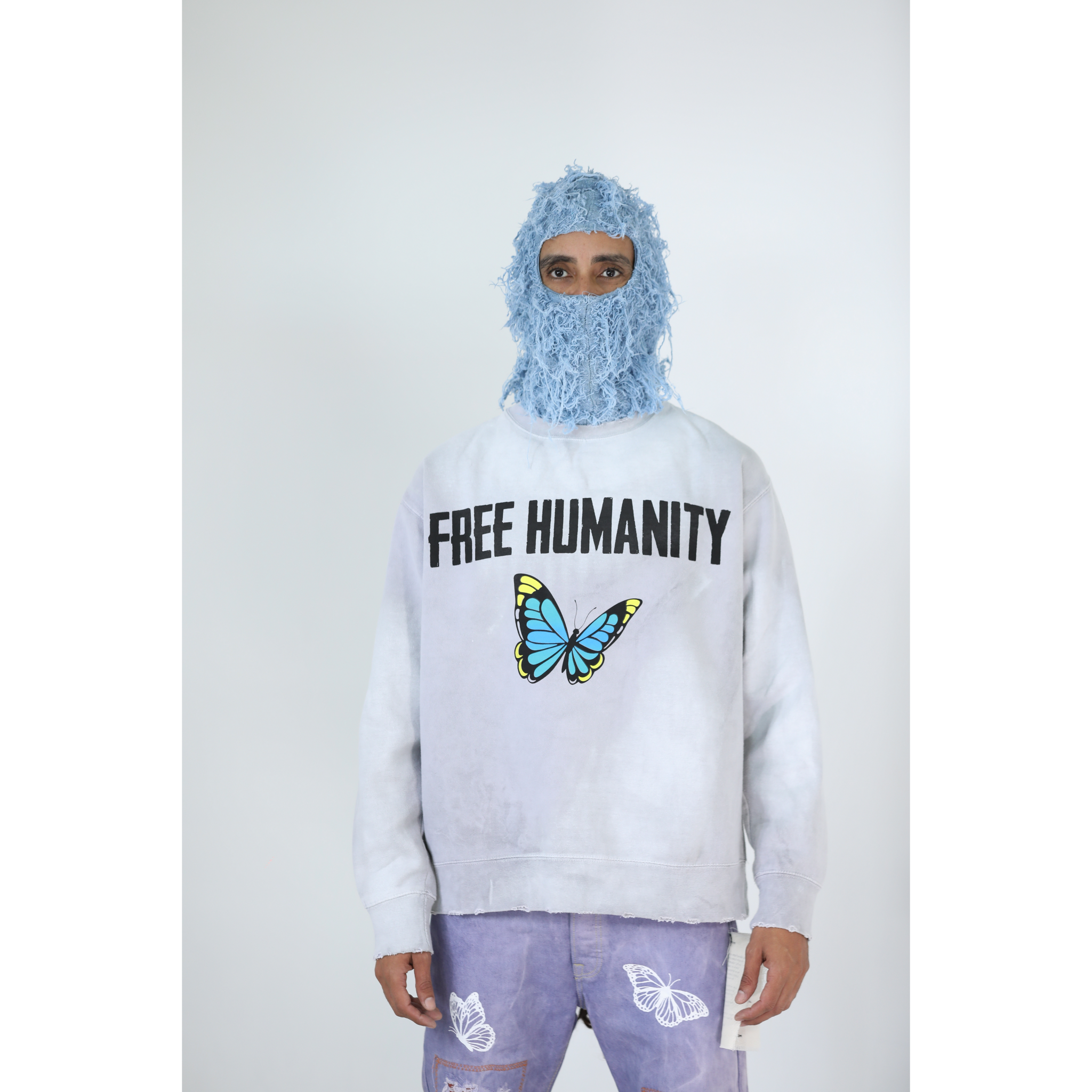 Vintage Free Humanity Crew Sweater